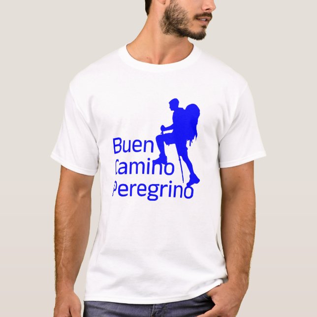 Camiseta Camino de Santiago A rua James 0327 (Frente)