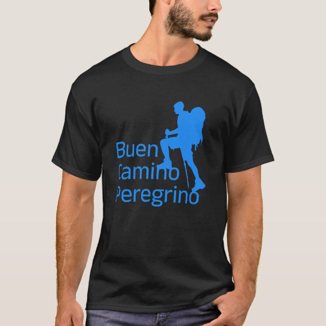 Camiseta Camino de Santiago A rua James 0329 (Frente)