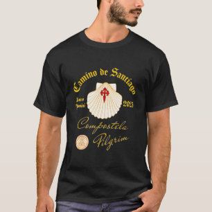 Camiseta Camino De Santiago Anno Domini 2023 Scallop Shell