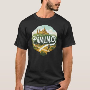 Camiseta Camino de Santiago - Buen Camino Peregrino - Shell