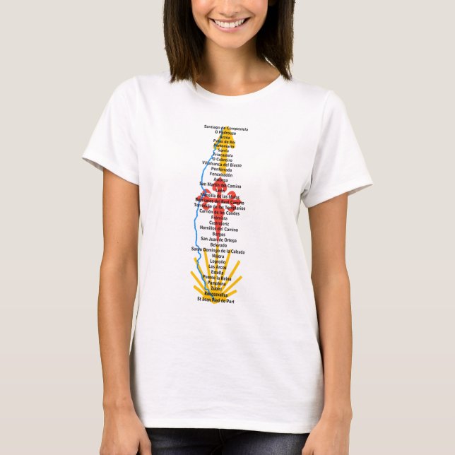 Camiseta Camino de Santiago T-Shirt (Frente)