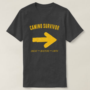 Camiseta Camino Survivor T-Shirt - Buen Camino Gift