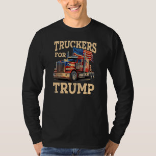 Camiseta Caminoneiros para Trump