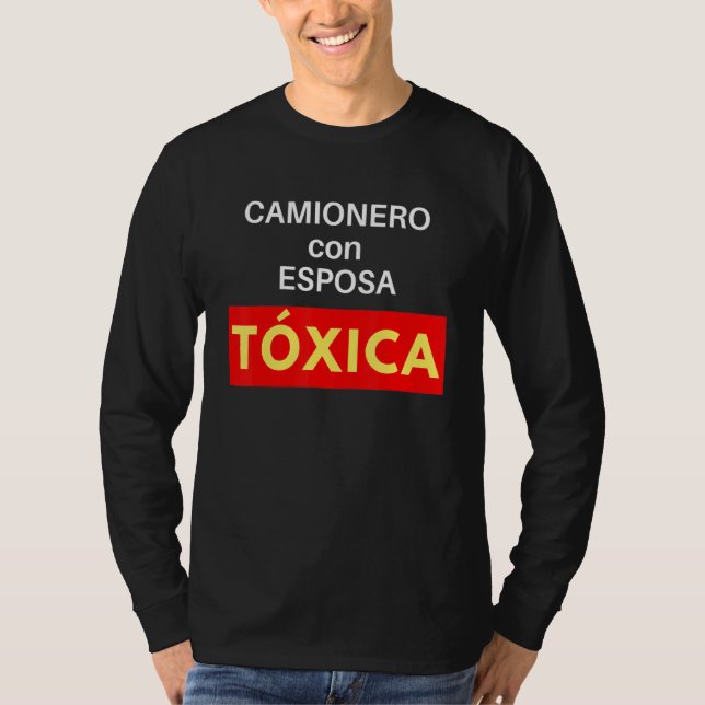 Camiseta Camionero Su Esposa Tícia (Frente)