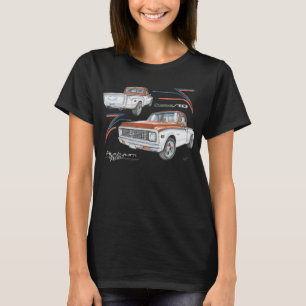 Camiseta Camionete 1972 de Chevrolet C10 Stepside