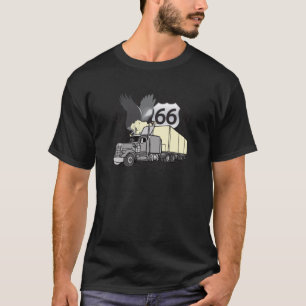 Camiseta Camionista da rota 66