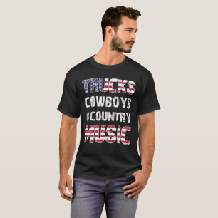 Camiseta camionistas e música sertaneja
