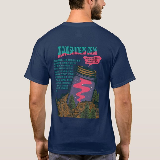 Camiseta Camisa-acima da linha 2022 do Moonshiner (Verso)