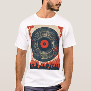 Camiseta Camisa-Banda Grunge - Estilo de Pedra Retro.