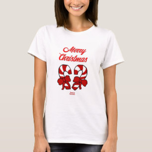 Camiseta Camisa-branca de-camisa-branca-doce de Natal