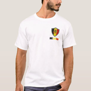 Camiseta Camisa-casaco de-escudo belga