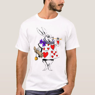 Camiseta Camisa: Coelho branco de Alice no país das