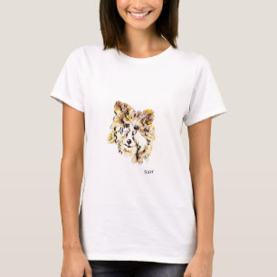 Camiseta Camisa: Collie Puppy loira
