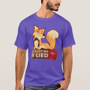 Camiseta Camisa: Confie em mim (roxo)