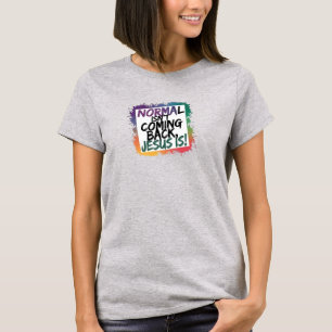 Camiseta Camisa-cristã normal não volta