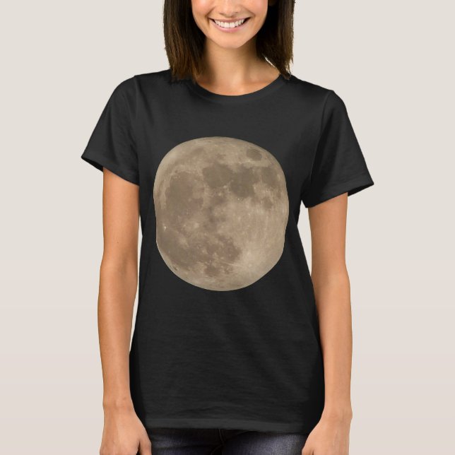 Camiseta Camisa-da-lua cheia Camisas-da-lua cheias de mulhe (Frente)