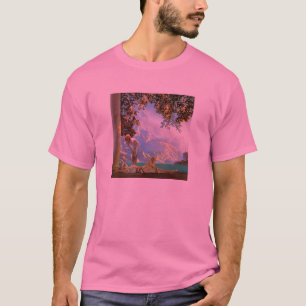 Camiseta Camisa: Daybreak - por Maxfield Parrish