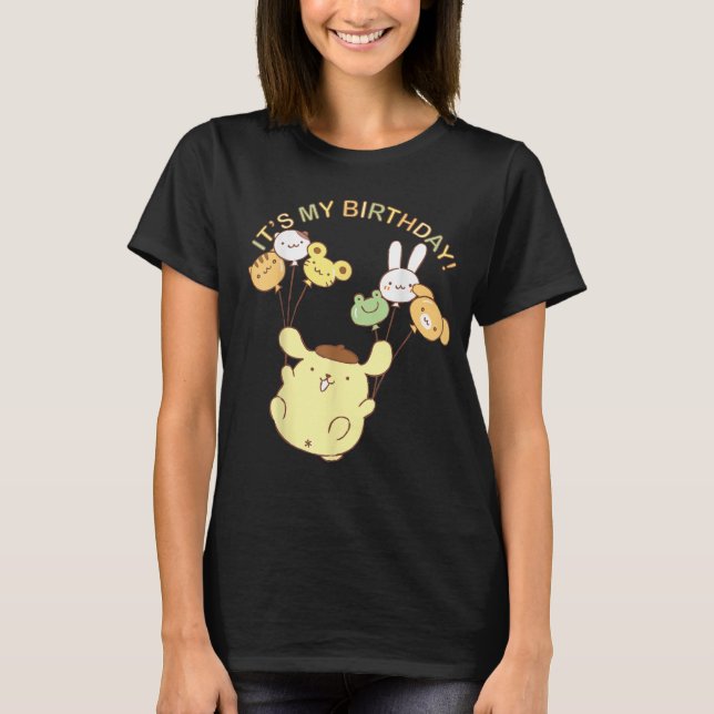 Camiseta "Camisa de aniversário de Kawaii, bonita | Chá de  (Frente)