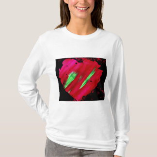 Camiseta Camisa-de-mulher com pintura de coração Gótico ver