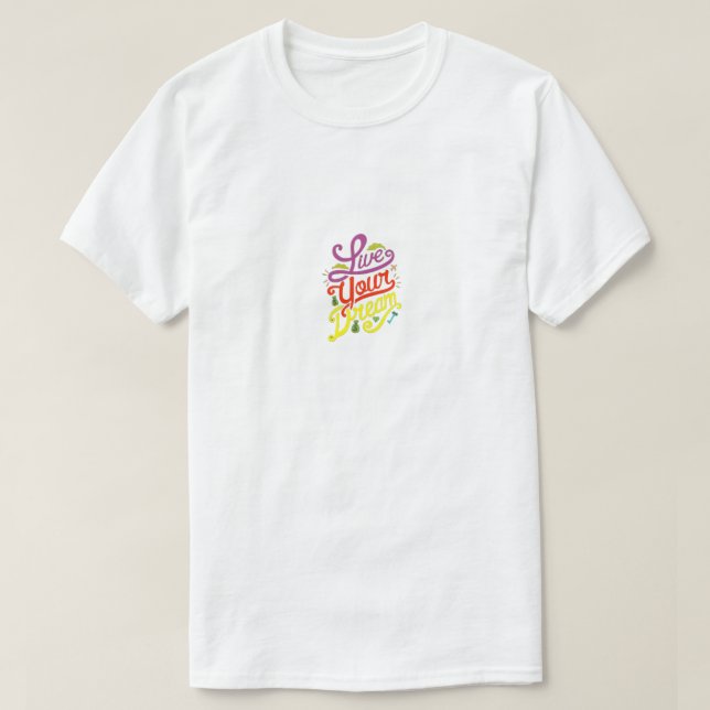 Camiseta Camisa-design branca (Frente do Design)