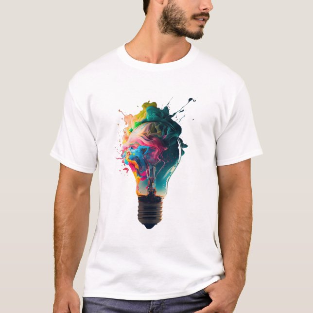 Camiseta Camisa-Design Colorida (Frente)