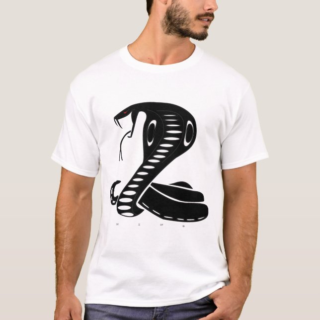 Camiseta Camisa-Design do-rei Cobra Black (Frente)