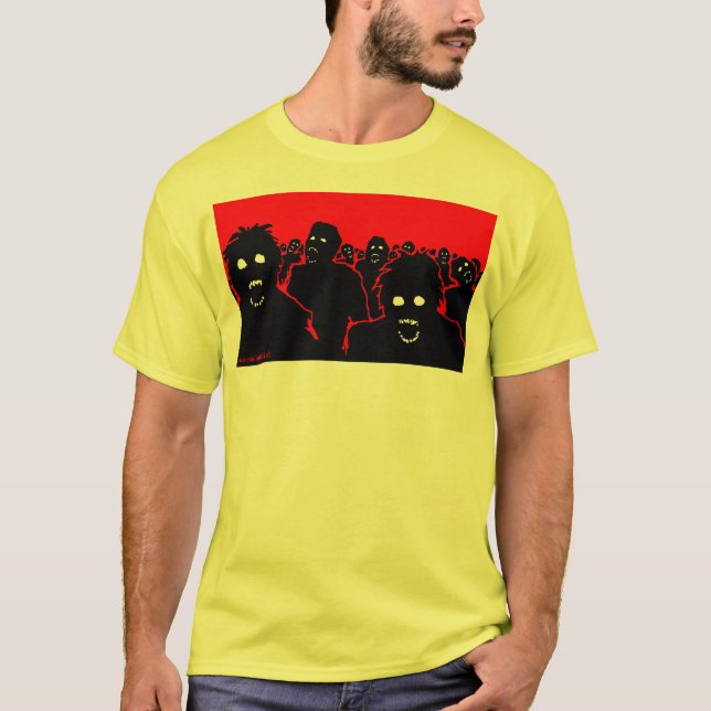 Camiseta "Camisa do zombi da horda" (Frente)