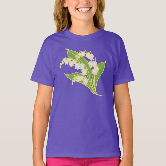Camiseta Camisa-doce de manga longa: Lily of the Valley (Frente)