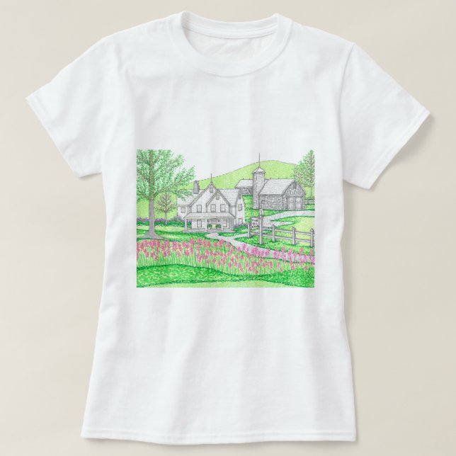 Camiseta Camisa-Fazenda Pine Hil (Frente do Design)