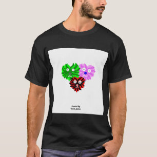 Camiseta Camisa-Felpudo-preto-e-camisa-base masculina