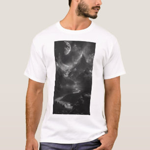 Camiseta Camisa-Foto Realista de Natureza Selvagem Montanha