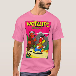 Camiseta Camisa-História em quadrinhos Wotalife dos anos 50