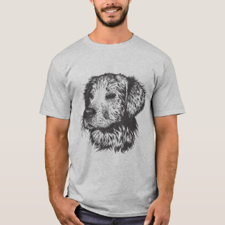 Camiseta "Camisa Impressão de Cachorro Adorável para Pet Lo