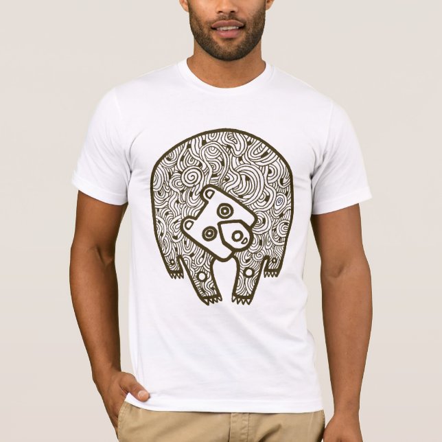 Camiseta Camisa-luz do urso (Frente)