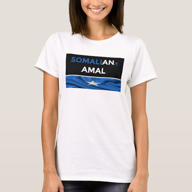 Camiseta Camisa-Mulheres Somali-Amal (Frente)