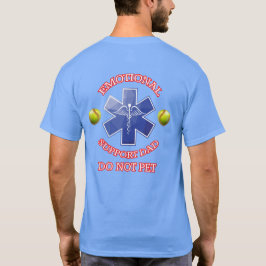 Camiseta Camisa-Pai de Softball de Suporte Emocional