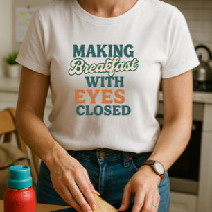 Camiseta Camisa-Pai Escolar; Café-da-Manhã-Fazer