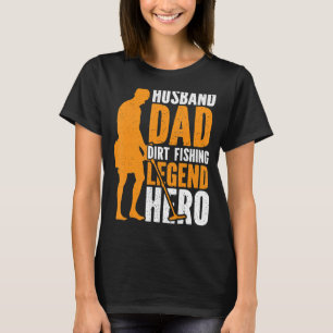 Camiseta Camisa-Pai-maria Lenda de pesca Lenda-Herói Metais