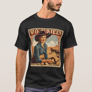 Camiseta "Camisa-Poster de-camisa de mulher venenosa
