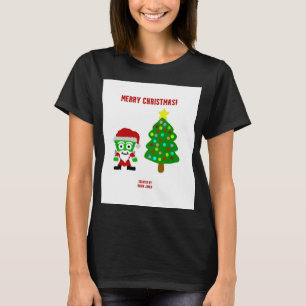 Camiseta Camisa-preto das mulheres do Queijo de Natal