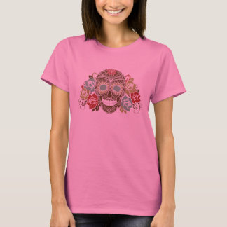 Camiseta Camisa-Rosa de açúcar