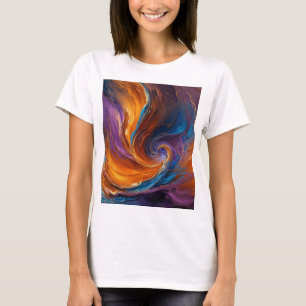 Camiseta Camisa-T-abstrato feminino