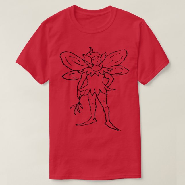 Camiseta Camisa-T Afastada De Trendy (Frente do Design)
