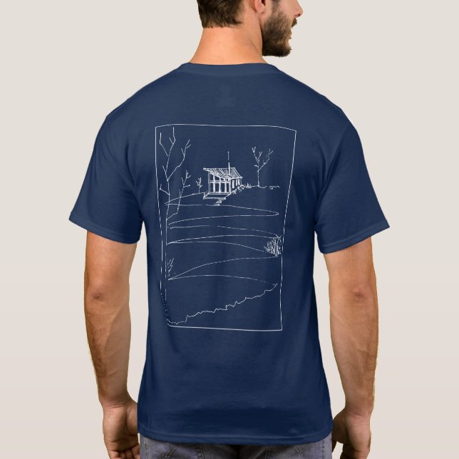 Camiseta Camisa-T-Arketekcher Sketchy - Escuro (Verso)
