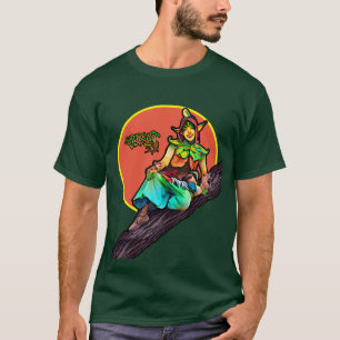 Camiseta Camisa-T-Árvore de broto