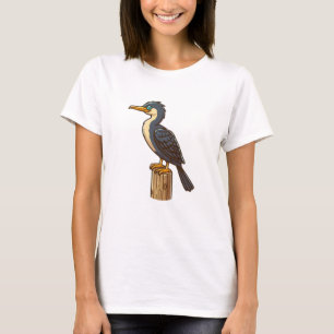 Camiseta Camisa-T básica de aves corvos