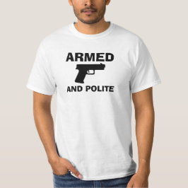 Camiseta Camisa-T básica de homem ARMADA e POLITA