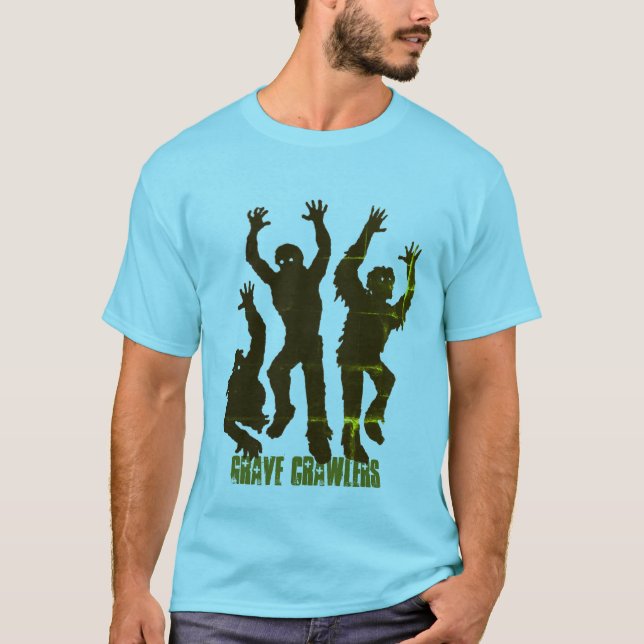 Camiseta Camisa-T Básica Masculina Grave (Frente)