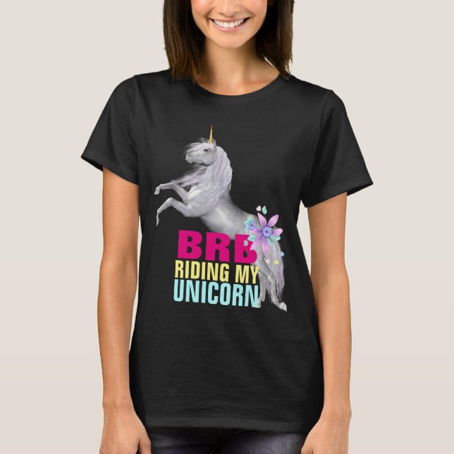 Camiseta ***Camisa-T básica para mulheres da Unicórn (Frente)