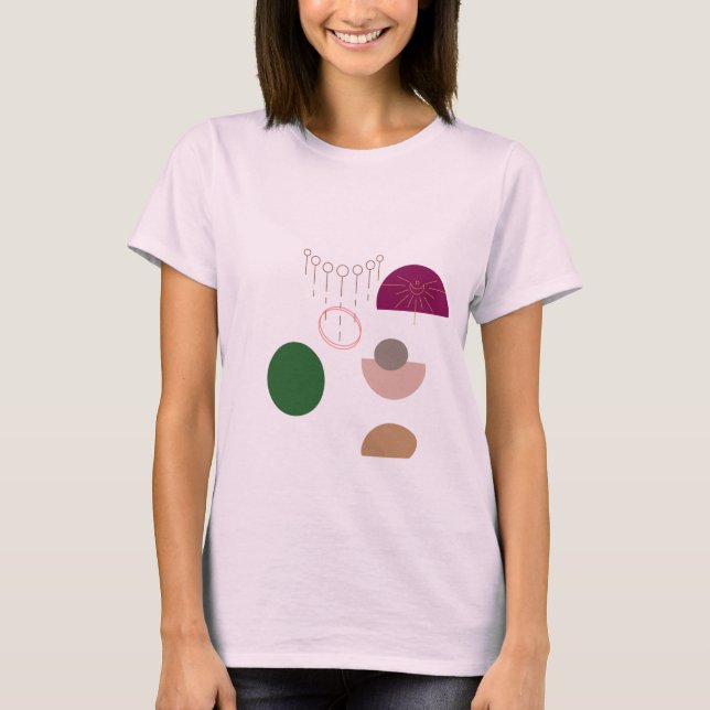 Camiseta Camisa-T "Boho Muse" - Design livre-espirido (Frente)